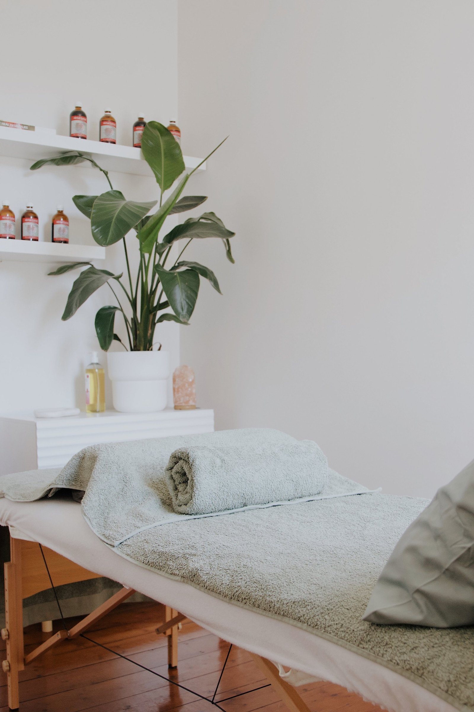 The Aegle Wellness treatment room